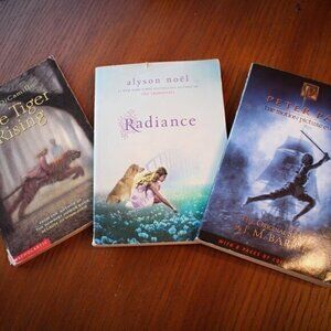 Scholastic Books “Radiance" "the Tiger Rising" "Peter Pan"
